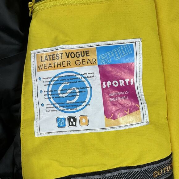 Suokeni Jacket Men's S Lined Winter Coat Hooded Parka Snowboard Ski - Picture 3 of 14